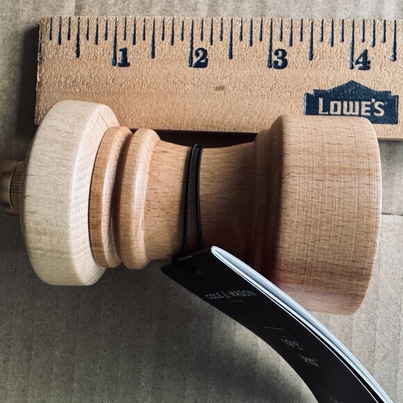 Cole & Mason Hoxton Salt Mill Grinder New Light Wood Manuel Adjustable - Picture 12 of 12